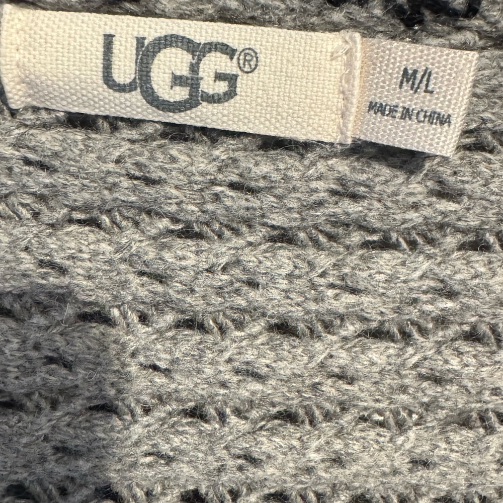 Ugg riley sweater open cardigan sz M/L - Picture 4 of 4